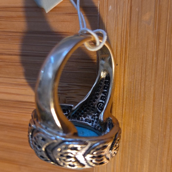 Studio Barse Turquoise Ring with Bronze Band 8 - Picture 3 of 8